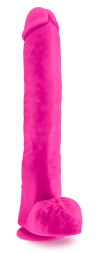 "Au Naturel - Bold - Daddy - 14 Inch Dildo - Pink"