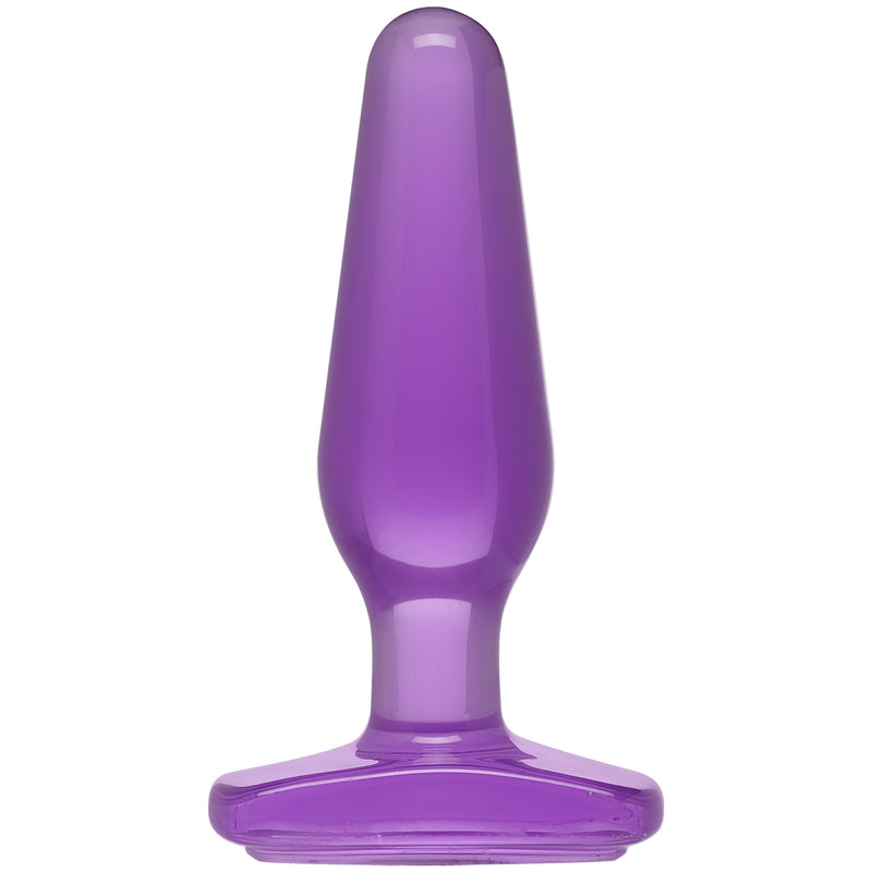 "Crystal Jellies Butt Plug - Medium - Purple DJ0289-06"