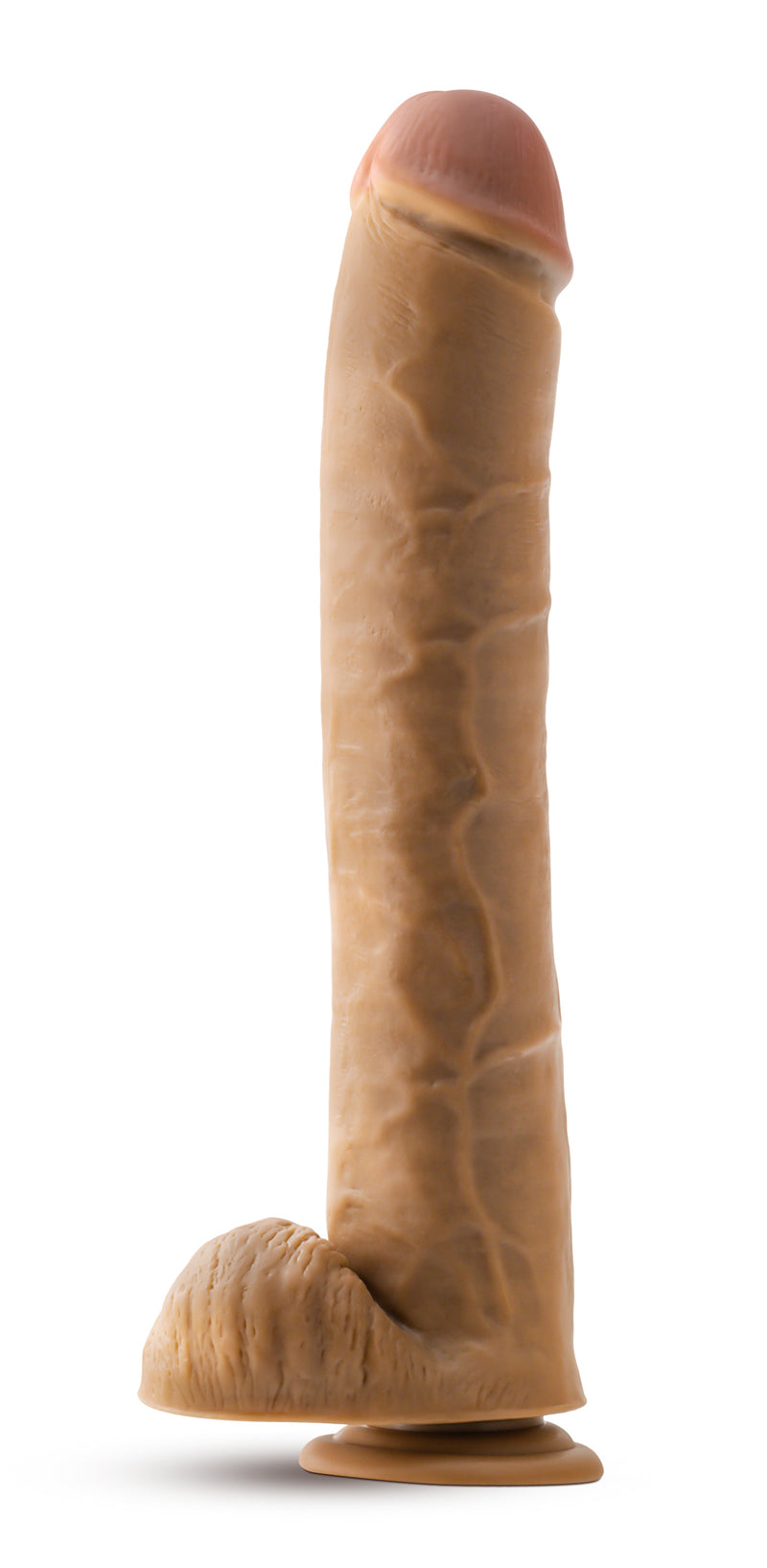 "Dr. Skin - Dr. Michael - 14 Inch Dildo With Balls Tan BL-26407"