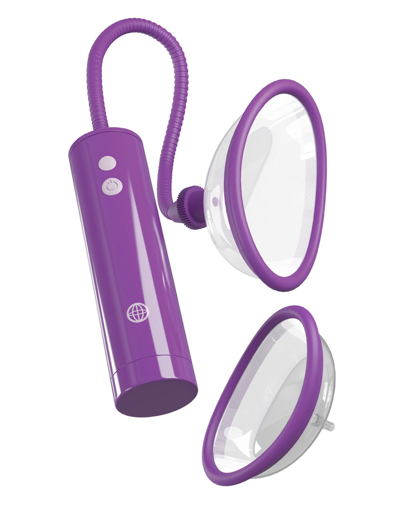Fantasy for Her Rechargeable Pleasure Pump Kit - Purple PD4966-12