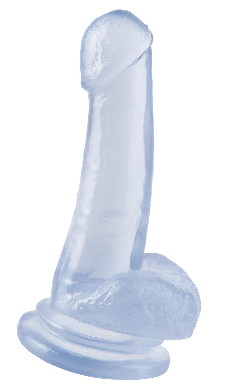 "Basix Rubber Works 8 Inch Suction Cup Dong - Clear PD4308-20"