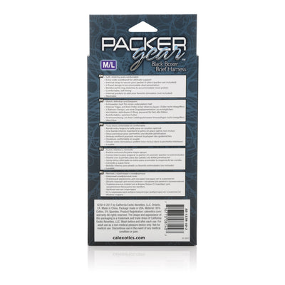 "Packer Gear Boxer Brief Harness - Medium/large - Black SE1576103"