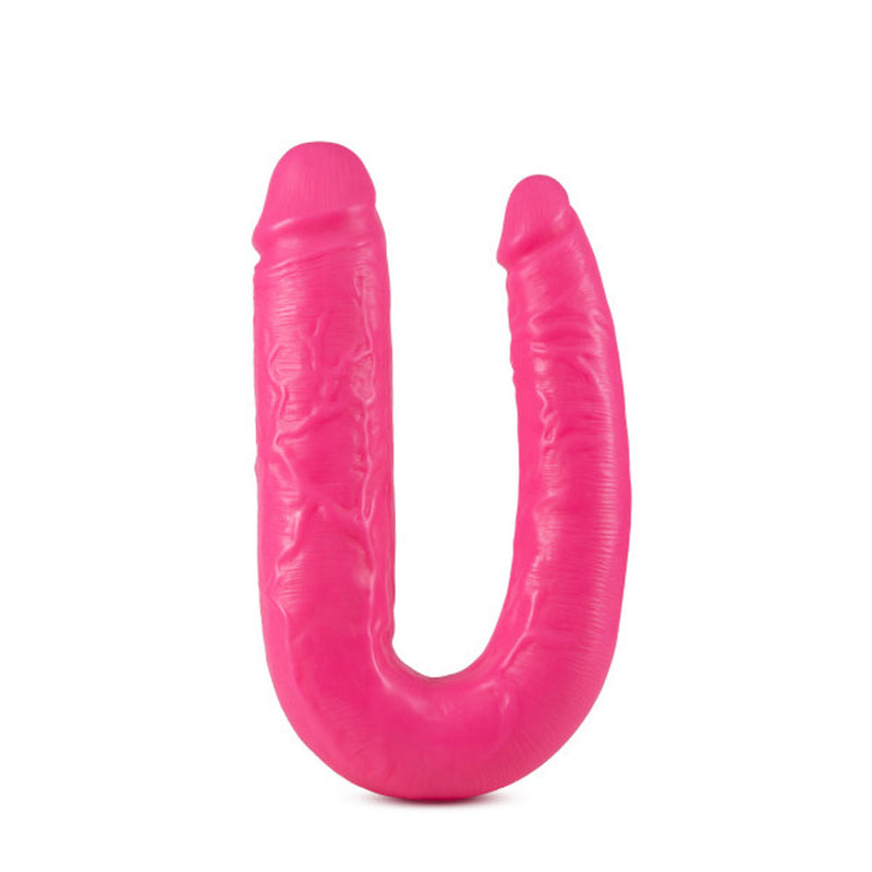 "Big as Fuk - 18 Inch Double Headed Cock - Pink BL-65300"