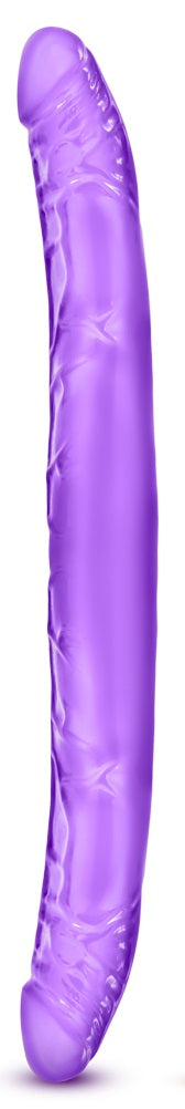 "B Yours 16 Inch Double Dildo - Purple"