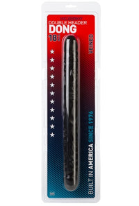 "Double Header 18 Inches Veined - Black"