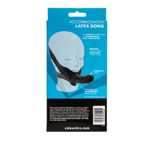 "The Original Accomodator Latex Dong - Black SE1514033"