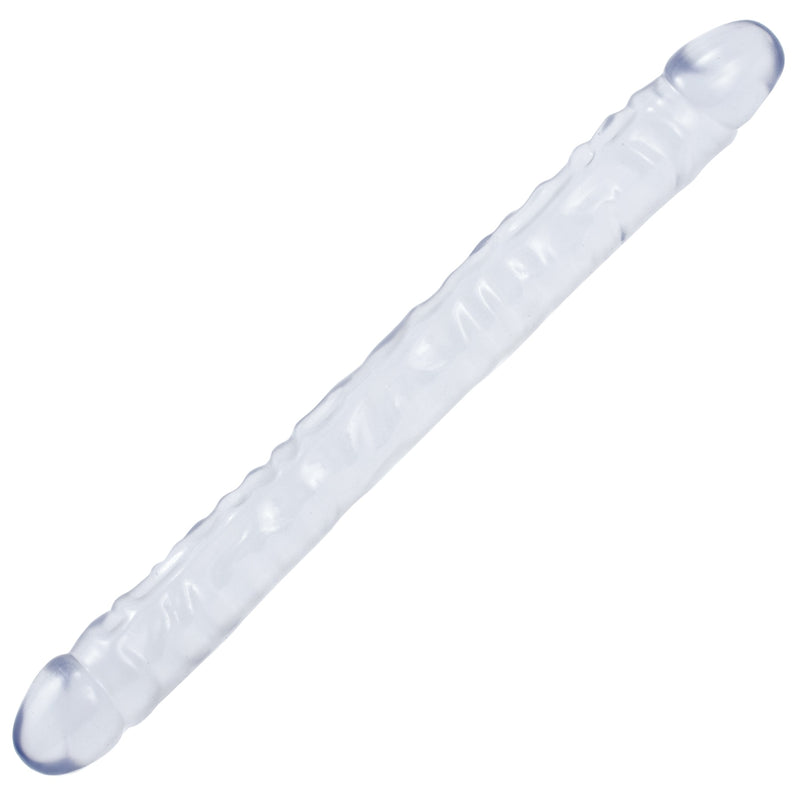 "Crystal Jellies 18 Inch Double Dong - Clear"