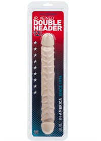 "Jr. Veined Double Header 12 Inches - White"
