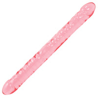 "Crystal Jellies 18 Inch Double Dong - Pink"