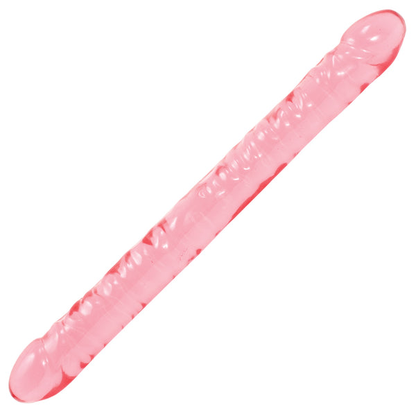 "Crystal Jellies 18 Inch Double Dong - Pink"