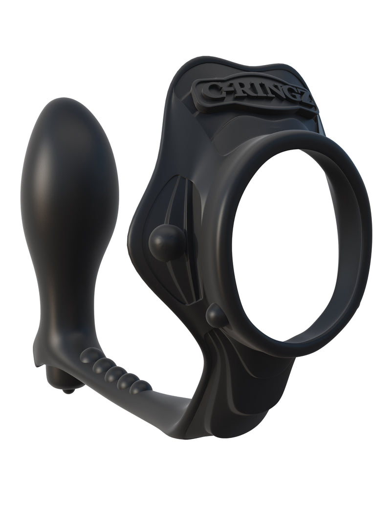 "Fantasy C-Ringz Rock Hard Ass Gasm - Black PD5909-23"