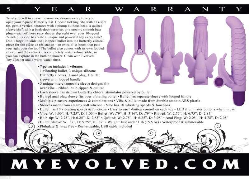 "Lilac Desires - 7 Piece Silicone Set EN-RS-6443-2"