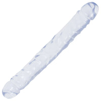 "Crystal Jellies Jr. Double Dong 12 Inch - Clear"