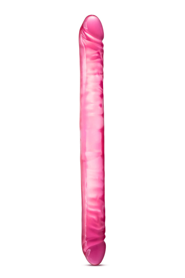"B Yours 18 Inch Double Dildo - Pink"