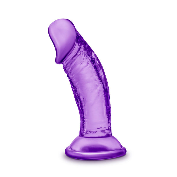 "B Yours - Sweet n' Small 4 Inch Dildo With Suction Cup - Purple"