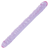 "Crystal Jellies 18 Inch Double Dong - Purple"