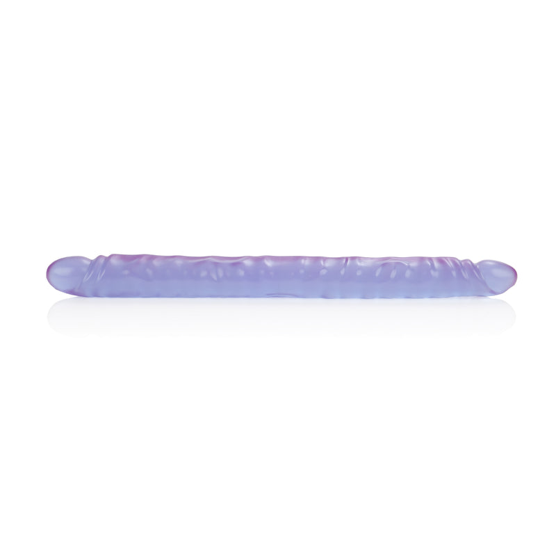 "Slim Jim Duo 17 Inches Veined Super Slim Dong - Purple SE0280902"
